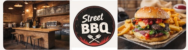 Street BBQ 24/7 restaurant interior